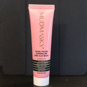 NEW Mudmasky Skincare - Pearl Polish Superglow Pink Clay Mask 2.8 FL. OZ.